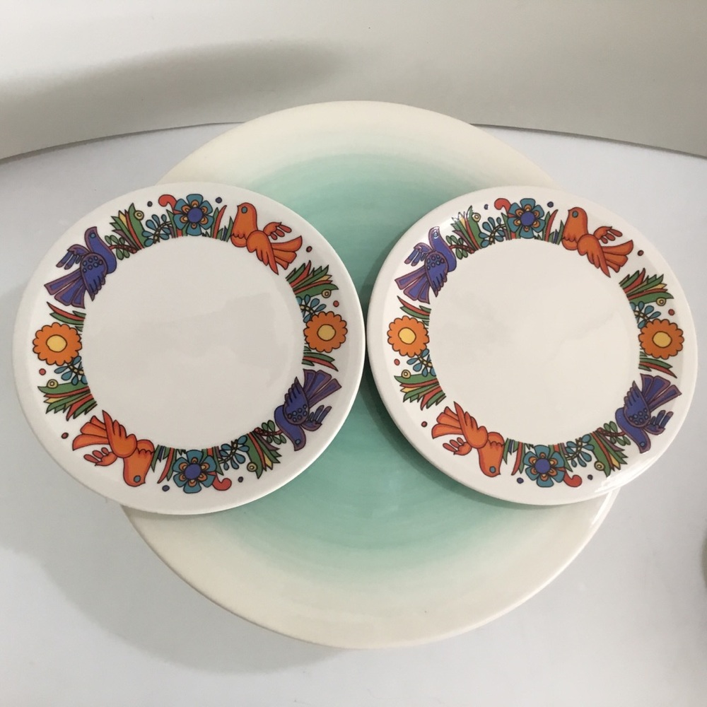 Rare Vintage 🇱🇺 Villeroy & Boch Acapulco china plates